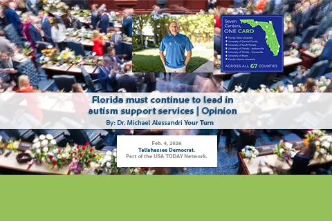 Florida must continue to lead in autism support services 